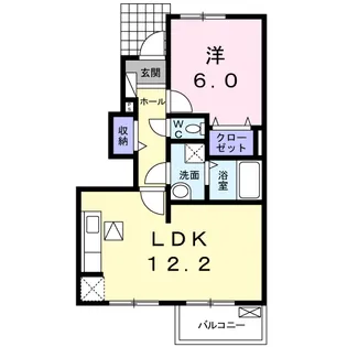 アバンツァート【1階】の間取り