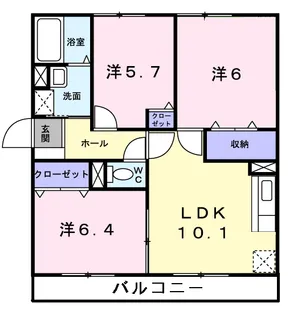 グランジュール koei【3階】の間取り