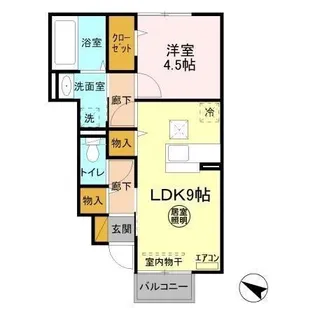 グラマードマレⅤ【1階】の間取り