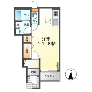 EVER BLUE(エヴァー ブルー)【1階】の間取り