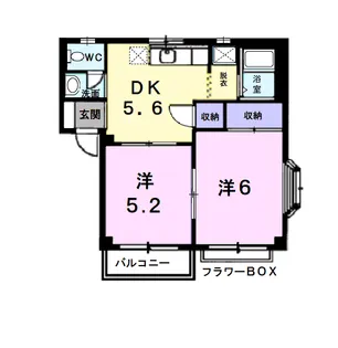 イマージュⅡ【2階】の間取り