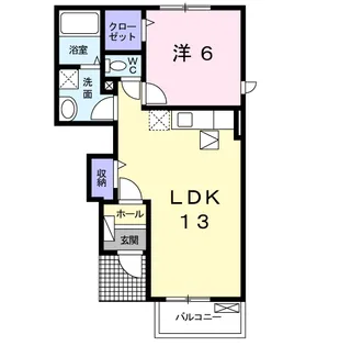 メゾン・ド・レネット I【1階】の間取り