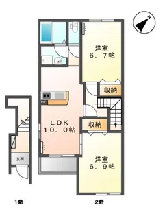 シンフォニーヒルズ【2階】の間取り