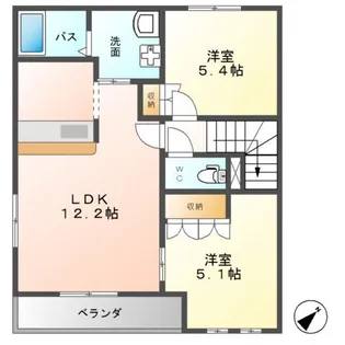 SKY LARK【2階】の間取り