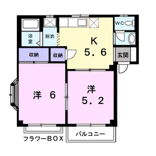 イマージュⅠ【1階】の間取り