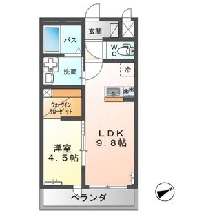 Bel・Casa鹿嶋【2階】の間取り