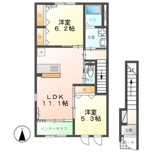 FK1【2階】の間取り