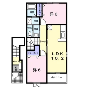 ブリズⅢ【2階】の間取り