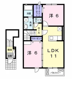 フォーシーズンⅡ【2階】の間取り