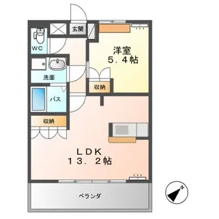 La Grazia(ラ・グラッツィア)【1階】の間取り