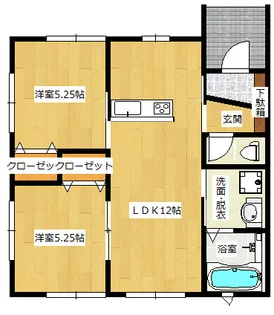 茨城県神栖市息栖【一戸建】の間取り