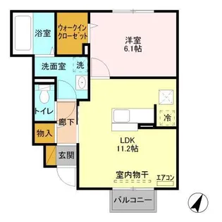 グラマードマレⅥ【1階】の間取り