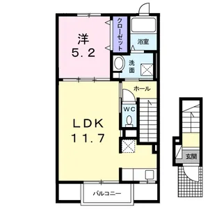ノバガーデンⅤ【2階】の間取り