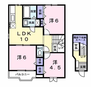ロメオ エステートⅢ【2階】の間取り