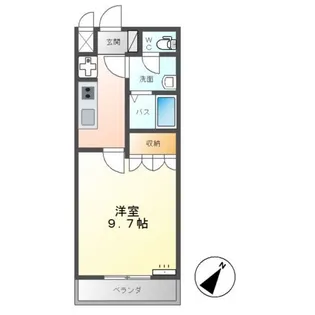 カラード・リーブス【2階】の間取り