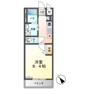 KIY first(ケーアイワイファースト)【2階】の間取り