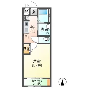 アルモニーコンフォール【1階】の間取り