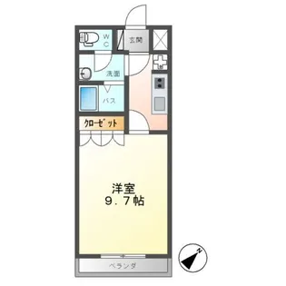 KS・オーシャン【1階】の間取り