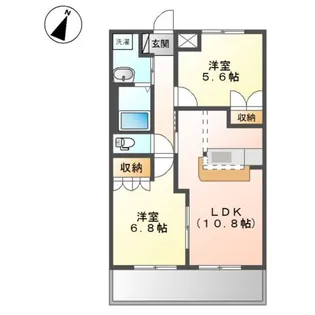 ロープン ドローム【2階】の間取り