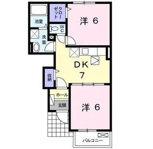 サンビトレス Ⅰ【1階】の間取り