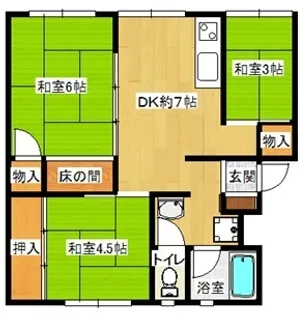 ピース【203号室】の間取り