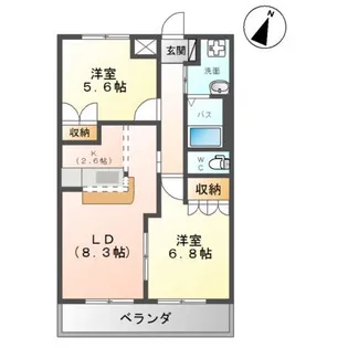 プレザンス【2階】の間取り