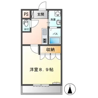 サンモール【1階】の間取り