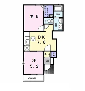 サンシャインⅤ【1階】の間取り