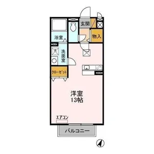 アーバンヒルズかしま Ⅱ【1階】の間取り