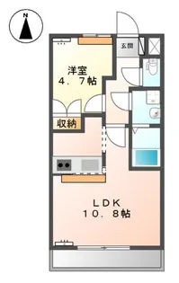 グランドール鹿嶋【2階】の間取り