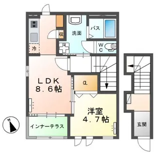 プルメリア【2階】の間取り