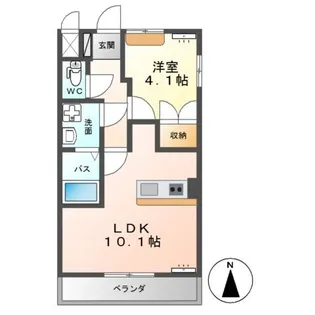 トゥインクルⅡ【2階】の間取り