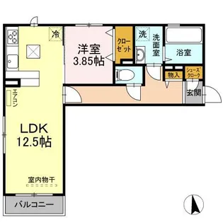 アーバンプレイス【1階】の間取り