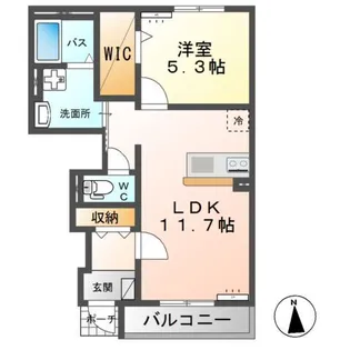 ENDLESS first【1階】の間取り