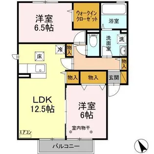 サンク・ルナ C【1階】の間取り