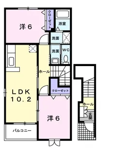 フェリーチェ Ⅰ【2階】の間取り
