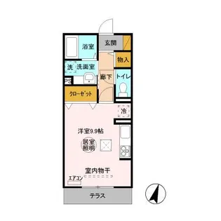 ルミウス A【1階】の間取り