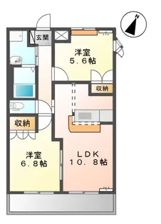 プレザンス【2階】の間取り