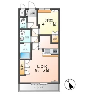 ファイン・シア【2階】の間取り