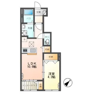 ピュアグレースⅡ【1階】の間取り