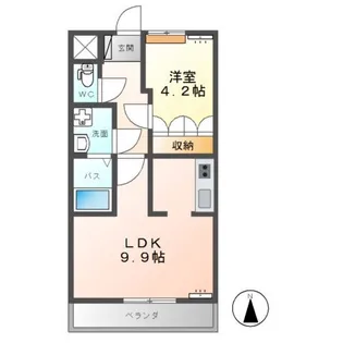 アリュール【2階】の間取り