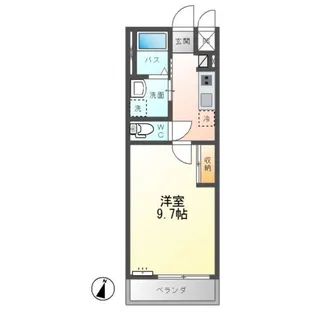 メビウス【2階】の間取り