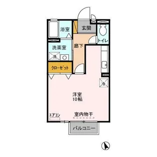 サンク・ソレイユ A・B【2階】の間取り