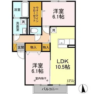 グラン・ジュテ A【2階】の間取り
