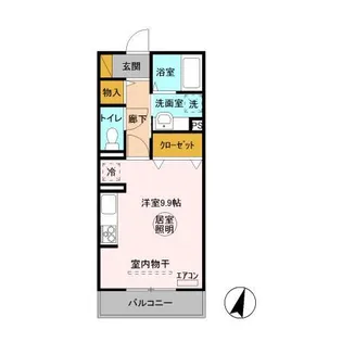 ルミウス A【2階】の間取り