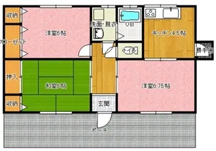 きらら【D号室】の間取り