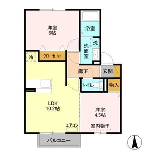 グラマードマレ A【2階】の間取り