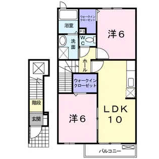 ブライトン【2階】の間取り