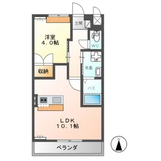 アルヴィータ【2階】の間取り