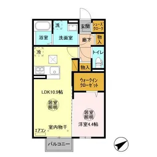 ショコラ【1階】の間取り